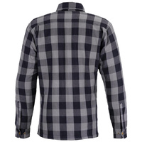 Koszula bawełniana BUSE M11 Karo szara L