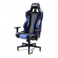 Sparco TROOPER Racing Office Chair black blue