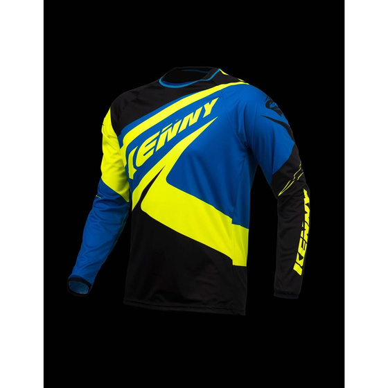 KENNY KOSZULKA TRIAL UP BLUE/YELLOW XXL
