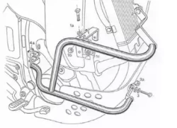 Honda XRV 650/750 (1988-1992) engine guard