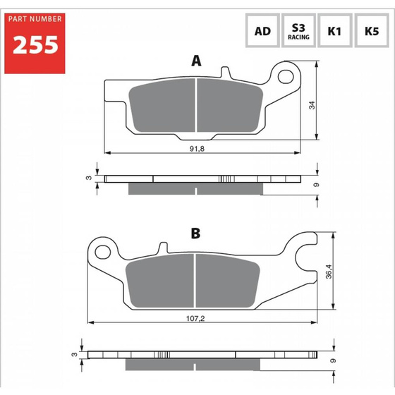 GOLDFREN KLOCKI 255 K5