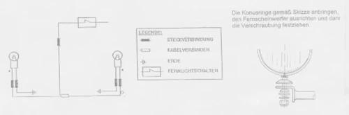 Kawasaki VN 800 (1995-2000) twin light kit