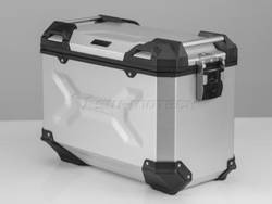 ZESTAW KUFRÓW BOCZNYCH TRAX ADV I STELAŻY SW-MOTECH YAMAHA MT-09 TRACER (14-18), SILVER 45/45 L