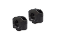 ZESTAW PODWYŻSZAJĄCY KIEROWNICĘ 22MM, PODWYŻSZENIE 20MM SW-MOTECH BLACK