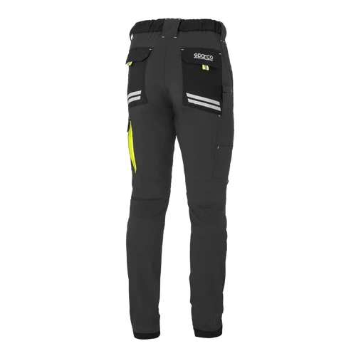 Sparco Tech Light Work Trousers gray/yellow