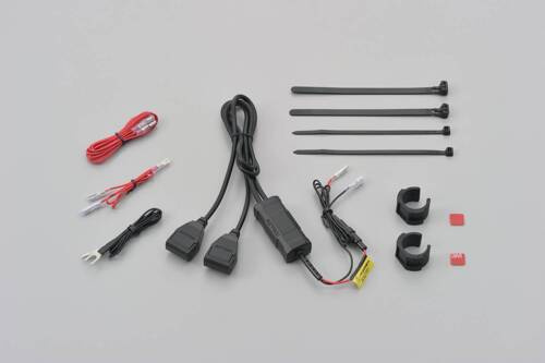 80730 POWER SUPPLY 2X USB FOR MOTORCYCLE HANDLEBAR