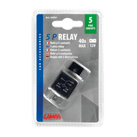 45501 Universal relay 5 pins - 12V - 40A