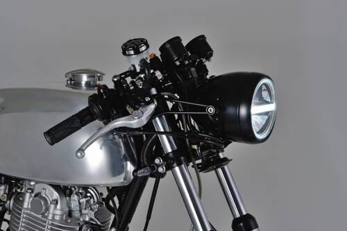 HEADLIGHT BRACKET, DIA.41MM, STEEL, BLACK