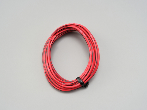 colored wire, AVS0.75, red/black, 2m