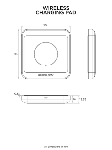 Quad Lock® Wireless Charging Pad