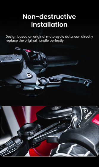 LOBOO Dźwignia sprzęgła BMW ze zintegrowanym przełącznikiem świateł (10.1.10081.001.01)