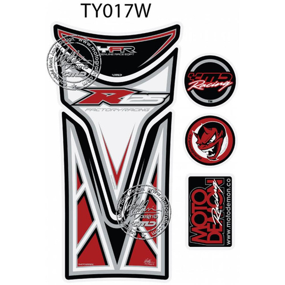 MOTOGRAFIX TANKPAD YAMAHA R125 2008 YZF TY017W