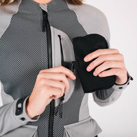 Motorcycle Armoured Shirt KNOX Tor Women's Light Grey