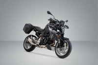 ZESTAW KUFRÓW BOCZNYCH URBAN ABS I STELAŻY SW-MOTECH BMW F 900 R/XR (19-), BLACK 2X16,5L