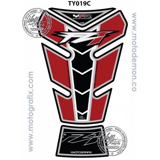 MOTOGRAFIX TANKPAD YAMAHA FZ1 2006-2016 TY019C