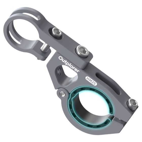 Karbonowe przedłużenie kierownicy do montażu akcesoriów Outplorer HE10