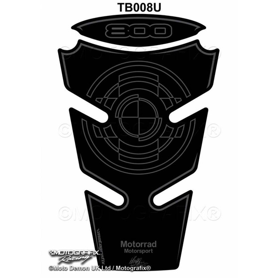 MOTOGRAFIX TANKPAD BMW F800R 2009-18 TB008U