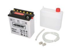 Akumulator Kwasowy/Rozruchowy/Suchoładowany z elektrolitem (zakaz sprzedaży do detalu) 4 RIDE 12V 5Ah 65A P+ Obsługowy 121x61x131mm Suchoładowany z elektrolitem YB5L-B BENELLI K2 25-650 1973-