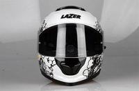 Kask Motocyklowy LAZER RAFALE EVO Stickerbomb (kol. Biały - Czarny - Srebrny - Czerwony) rozm. L