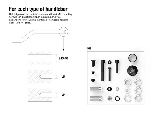 Lusterko Cut Edge (lewe)
