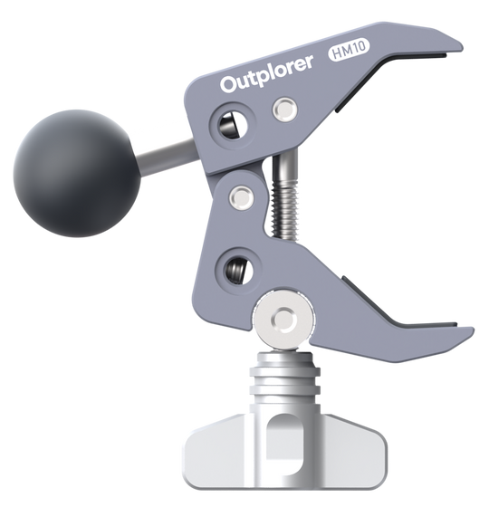 Uchwyt na telefon z amortyzacją powietrzną montaż uniwersalny Outplorer P100-A