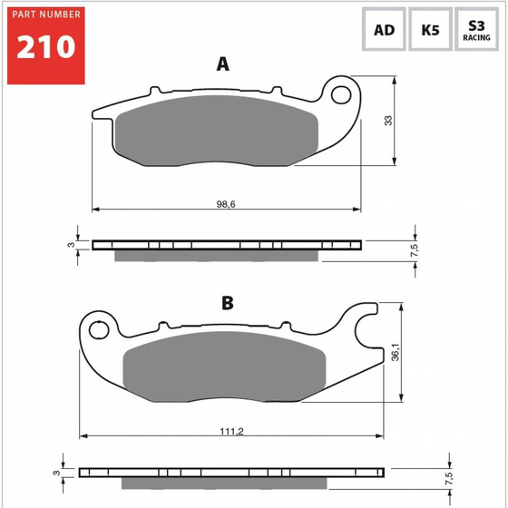 GOLDFREN KLOCKI 210 S3 CUT
