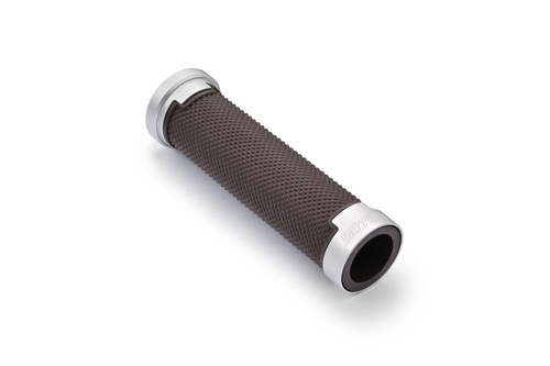 GRIP W/ALU."GGDM-BASE"7/8" BROWN&SILVER,125MM
