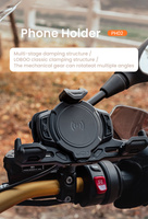 LOBOO Uchwyt na telefon PH02S (z modułem ładowania, 13mm) (10.3.08002.130.11)