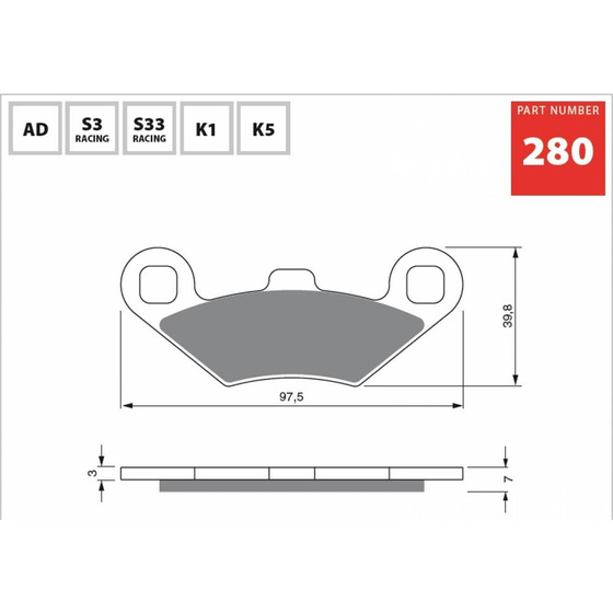 GOLDFREN KLOCKI 280 K5