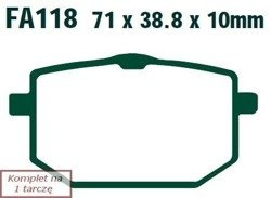 Brake pads EBC FA118 (set on 1 disk)