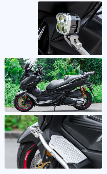 LOBOO Crash Bar do HONDA FORZA350 (2021-) Silver (10.3.01371.001.21)