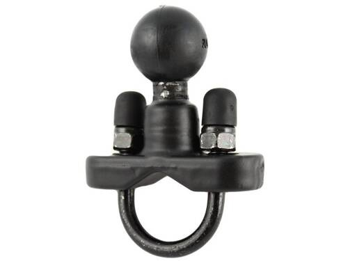 RAM-B-149ZA-C1U Handlebar U-Bolt Double Ball Mount 1/4"-20 Threaded Stud