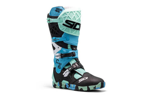 Motorcycle Enduro Boots CROSSAIR X blue