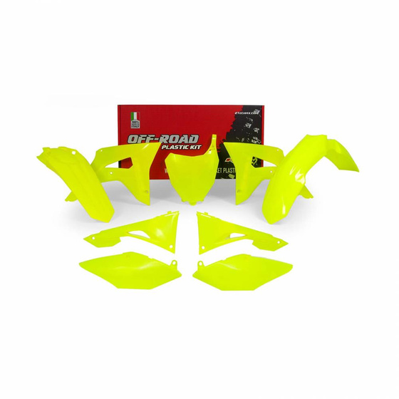 RTECH KOMPLET OWIEWEK + AIRBOX HONDA CRF 450 2017 NEON YELLOWR-KITCRF-GF0-599