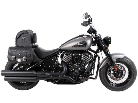 Indian Chief Dark Horse/Chief Bobber Dark Horse (2022-) solorack with backrest