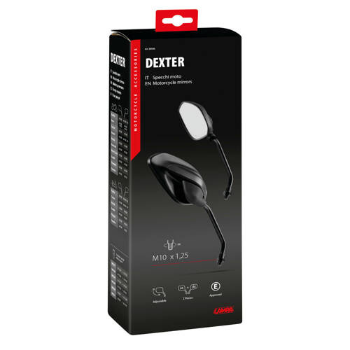 90506 Dexter, pair of rearview mirrors