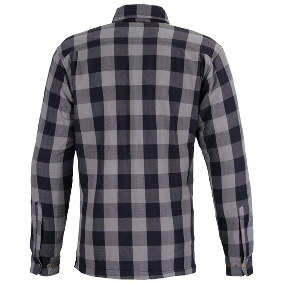 Koszula bawełniana BUSE M11 Karo szara L