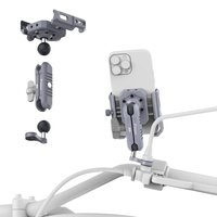 Uchwyt na telefon z amortyzacją powietrzną montowany na lusterko Outplorer P100-B