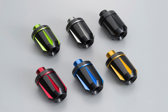 HANDLEBAR END "TKM-2" GOLD / 2PCS