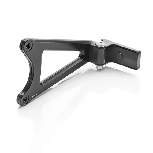 Outside Custom license plate support kit