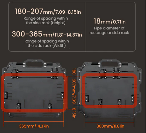 LOBOO Nadmuchiwane torby boczne 30+30L (10.4.10010.001.01)