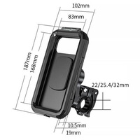 FreedConn Waterproof Motorcycle Phone Holder with Vibration Damper MH33-L