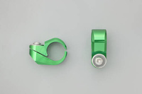 Zestaw zacisków do wspornika kierownicy 22.2mm zielony