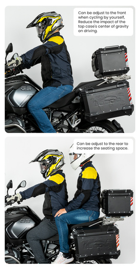 LOBOO Uchwyt kufra centralnego (wersja regulowana) KTM790ADV/R (2019-) (10.3.22221.101.01)