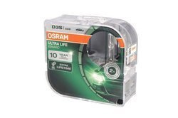 Żarówka (Zestaw 2szt.) D3S 42V 35W PK32D-5 do 4 razy dłuższa żywotność, wyładowcza xenon Ultra Life 4300K