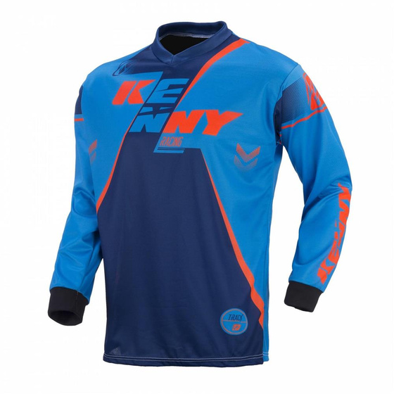 KENNY KOSZULKA TRACK NAVY/CYAN/ORANGE XXXXS