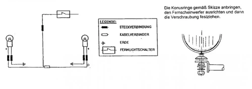 Moto Guzzi California EV/Jackal/Special/Stone (1997-) zestaw lamp