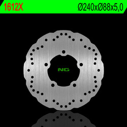 NG TARCZA HAMULCOWA TYŁ KYMCO DOWNTOWN 125 09-16, 300 16-18, 350 09-16, SUPER DINK 125/300 09-16, X-TOWN 125/300 (240X88X5,0MM) (5X10,5MM) WAVE