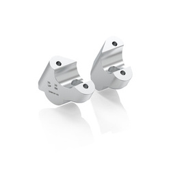 Raised and swept-back risers