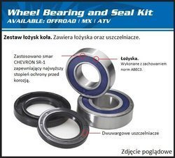 Zestaw łożysk koła przód KAWASAKI KX, KXF SUZUKI RM-X, RM-Z YAMAHA YZ 250/450 2004-